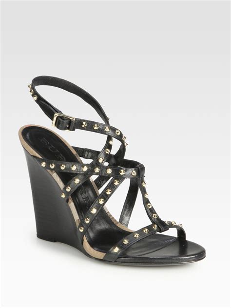 burberry women's wedges.